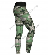 Green Camo Tights