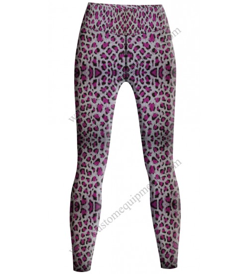 Pink Leopard Tights