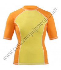 Yellow Ladies Rash Guard